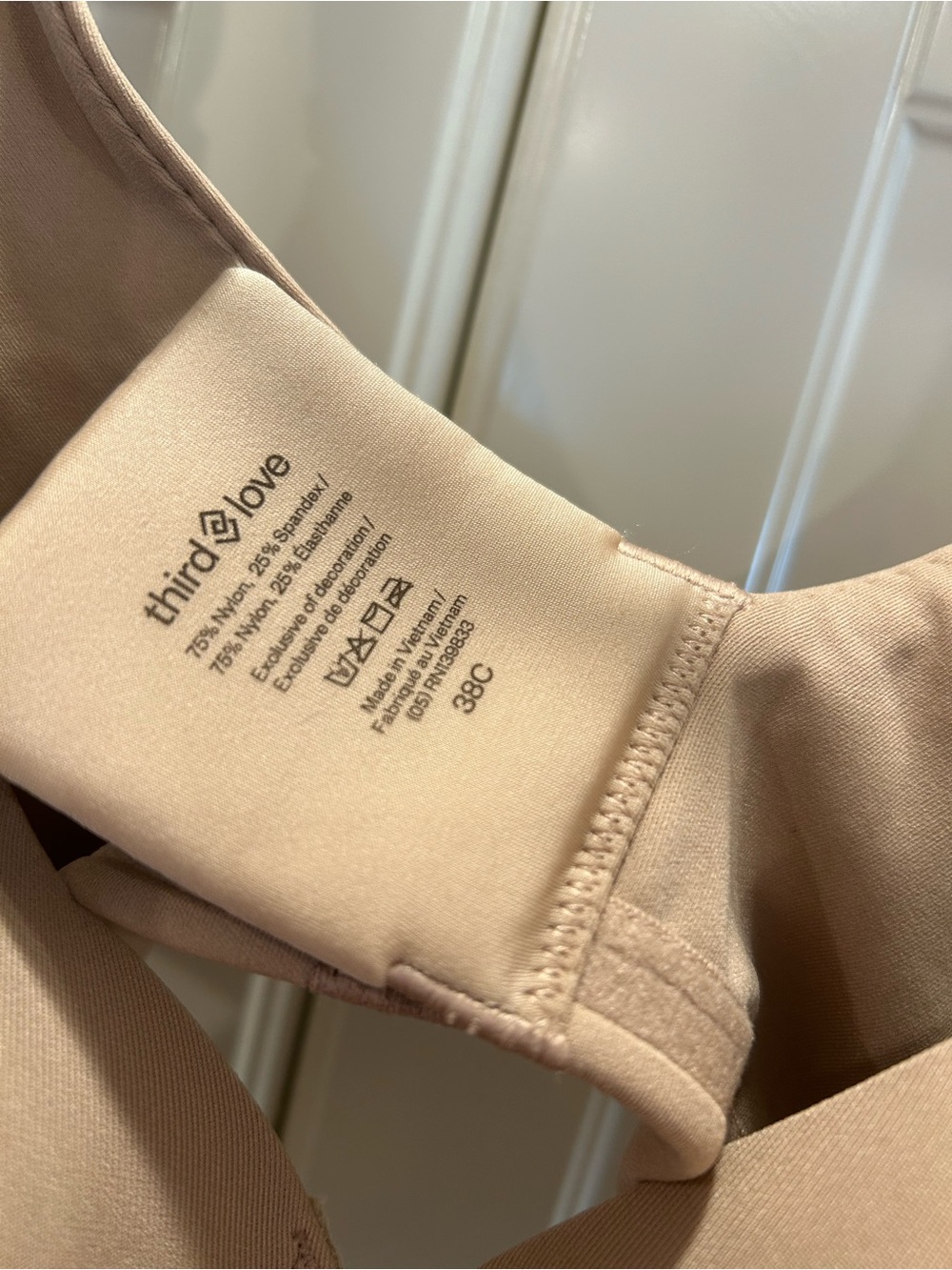 ThirdLove Nude/Tan T-Shirt Bra 38C - Picture 4 of 4